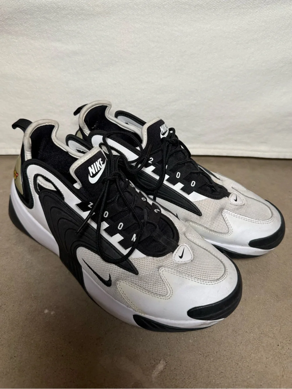 Nike Zoom 2K Black & White Zoom Sneakers